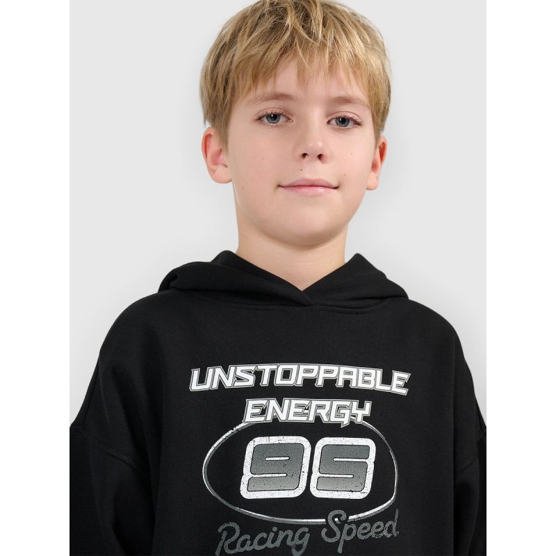 4F Boy's loose sweatshirt with hood 158/164 gyerek kapucnis pulóver 4FJRSS26TSWSM2814-20S