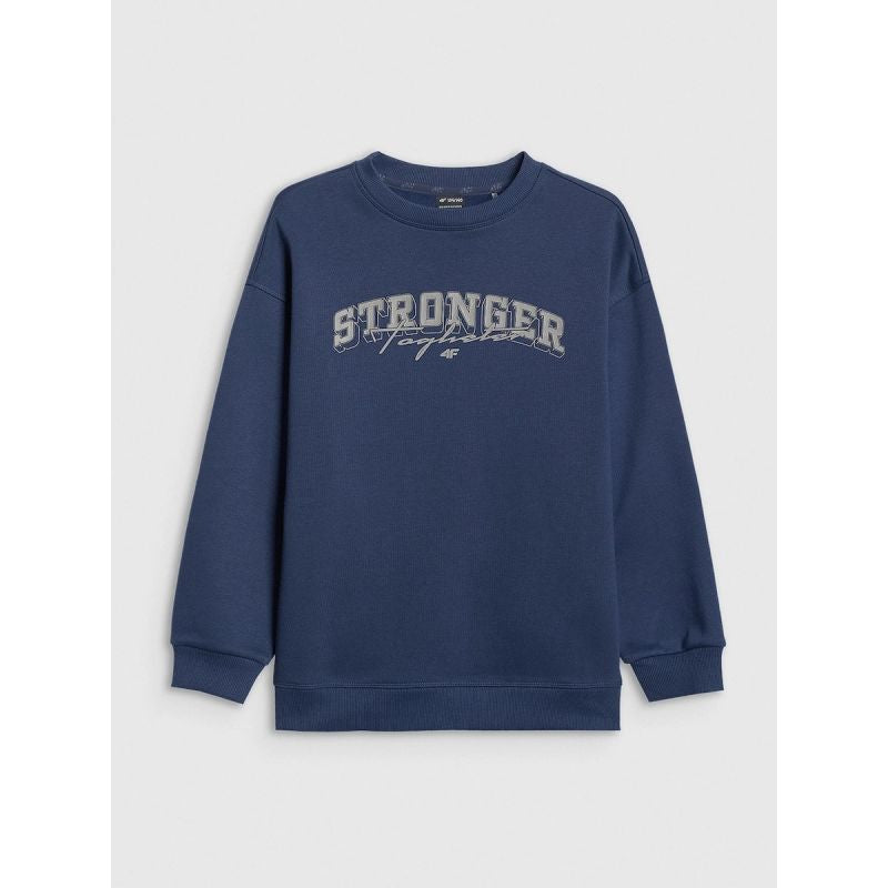 4F Boy's loose sweatshirt without hood gyerek pulóver