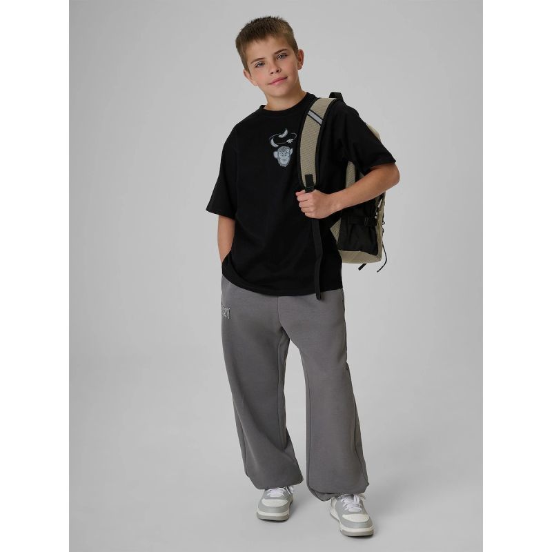 4F Boy's loose T-shirt with print 158/164 gyerek 4FJRSS26TTSHM4276-20S