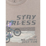 4F Boy's loose T-shirt with print gyerek póló