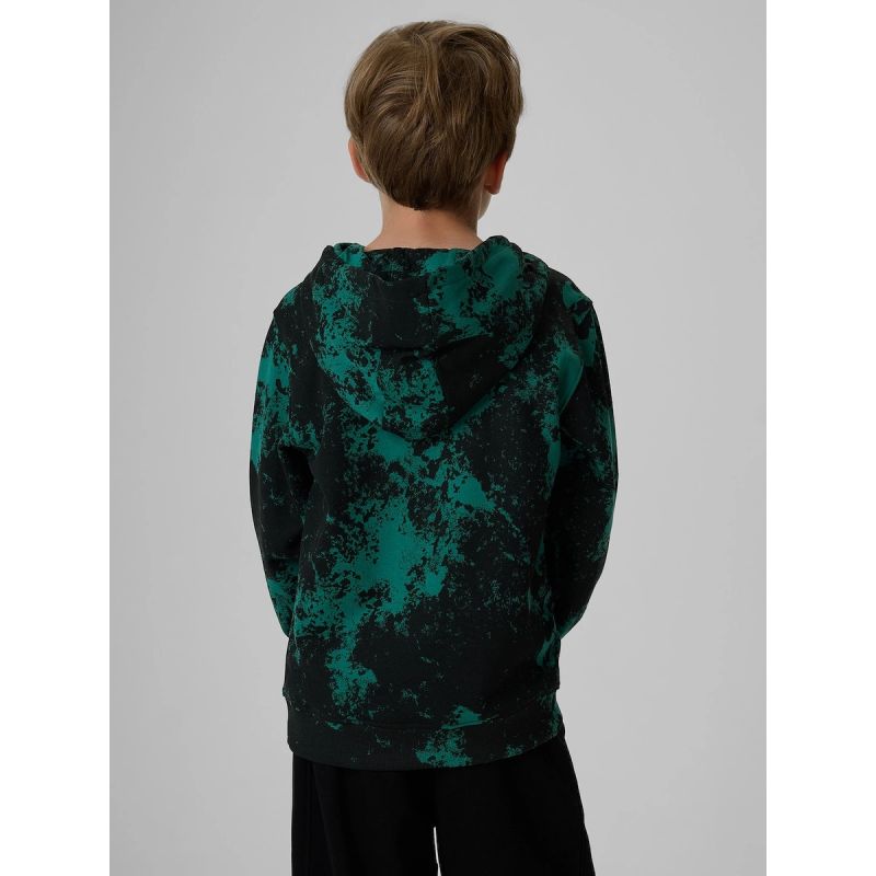 4F Boy's regular hooded sweatshirt gyerek kapucnis pulóver 4FJKAW26TSWSM3154-90A