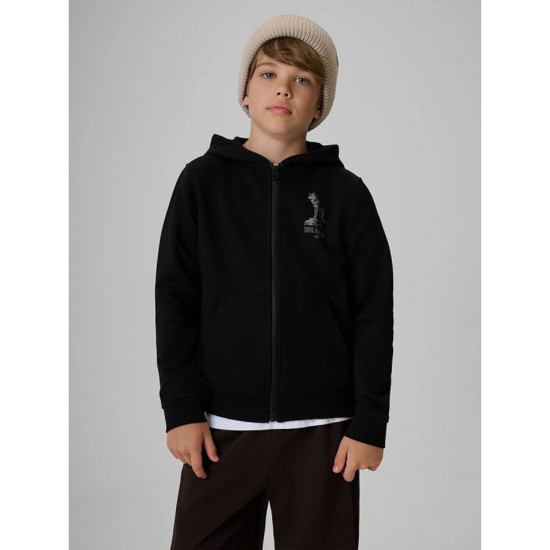 4F Boy's regular hooded sweatshirt gyerek kapucnis pulóver