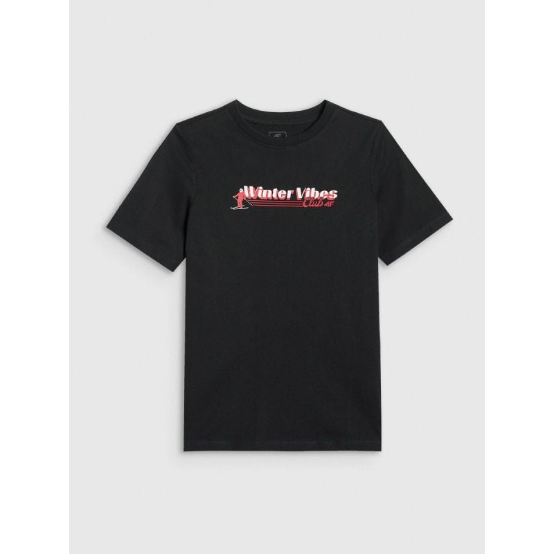 Boy's regular printed T-shirt 4F gyerek póló 4FJRAW25TTSHM3168-20S