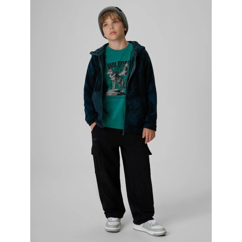 4F Boy's regular printed T-shirt gyerek póló 4FJKAW26TTSHM4455-46S
