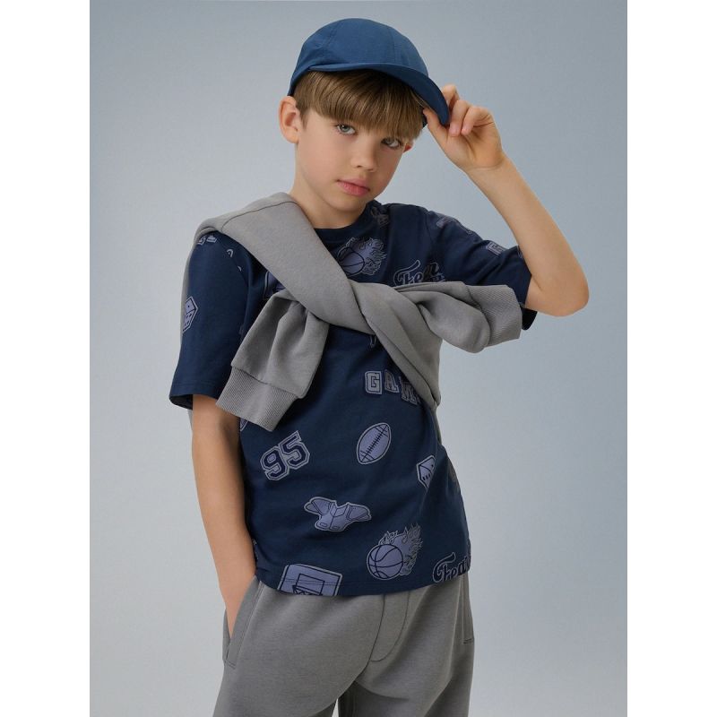 4F Boy's regular printed T-shirt gyerek póló