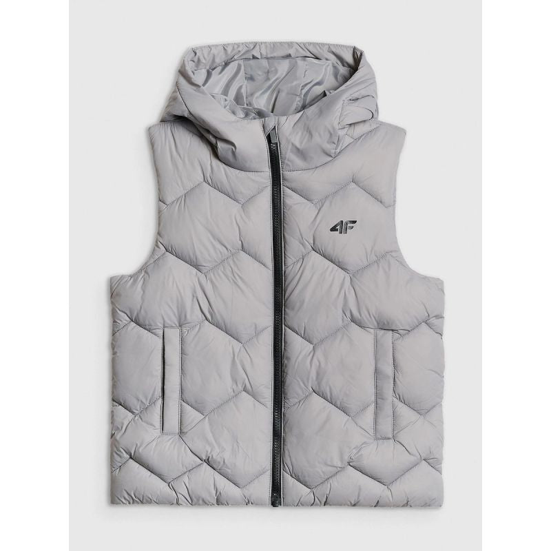 4F Boy's vest with synthetic filling gyerek mellény 4FJRSS26TVJAM352-25S