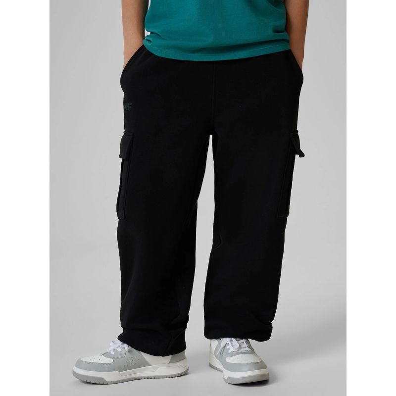 4F Boys' cargo sweatpants gyerek nadrág, 158/164
