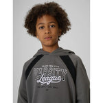 4F Boys’ Loose-Fit Hooded Sweatshirt 158/164 gyerek kapucnis pulóver 4FJRAW26TSWSM3193-25S