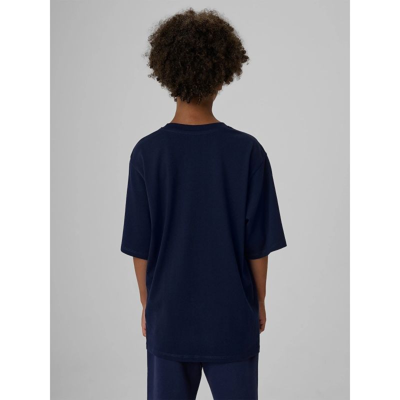 4F Boys’ Loose-Fit Printed T-Shirt gyerek póló, 158/164