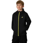 4F Boys' M598 Softshell Deep 20S gyerek dzseki, fekete