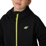 4F Boys' M598 Softshell Deep 20S gyerek dzseki, fekete
