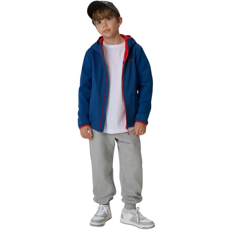 4F Boys’ M598 Softshell Jacket, Dark 30S gyerek dzseki, sötétkék