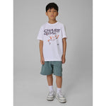 4F Boys' Regular-Fit Graphic T-Shirt gyerek póló