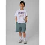 4F Boys' Regular-Fit Graphic T-Shirt gyerek póló