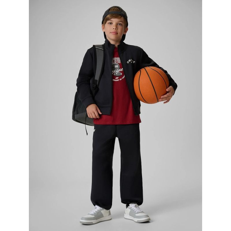 4F Boys’ Regular-Fit Hoodless Sports gyerek dzseki