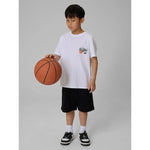 4F Boys' regular-fit printed T-shirt gyerek póló 4FJRAW26TTSHM4343-10S