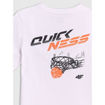 4F Boys' regular-fit printed T-shirt gyerek póló 4FJRAW26TTSHM4343-10S
