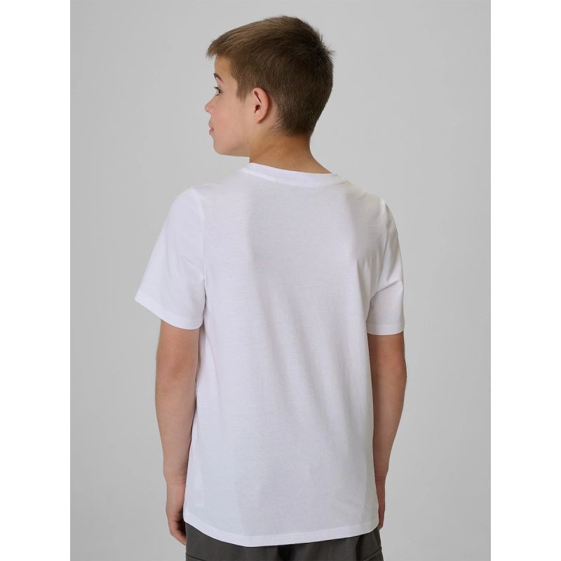 4F Boys' regular-fit printed T-shirt gyerek póló 4FJRAW26TTSHM4346-10S
