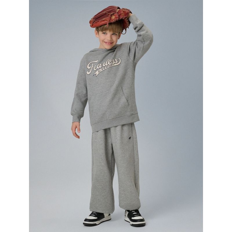 4F Boys' wide leg sweatpants gyerek