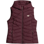 4F F372 Vest 60S női póló, bordó