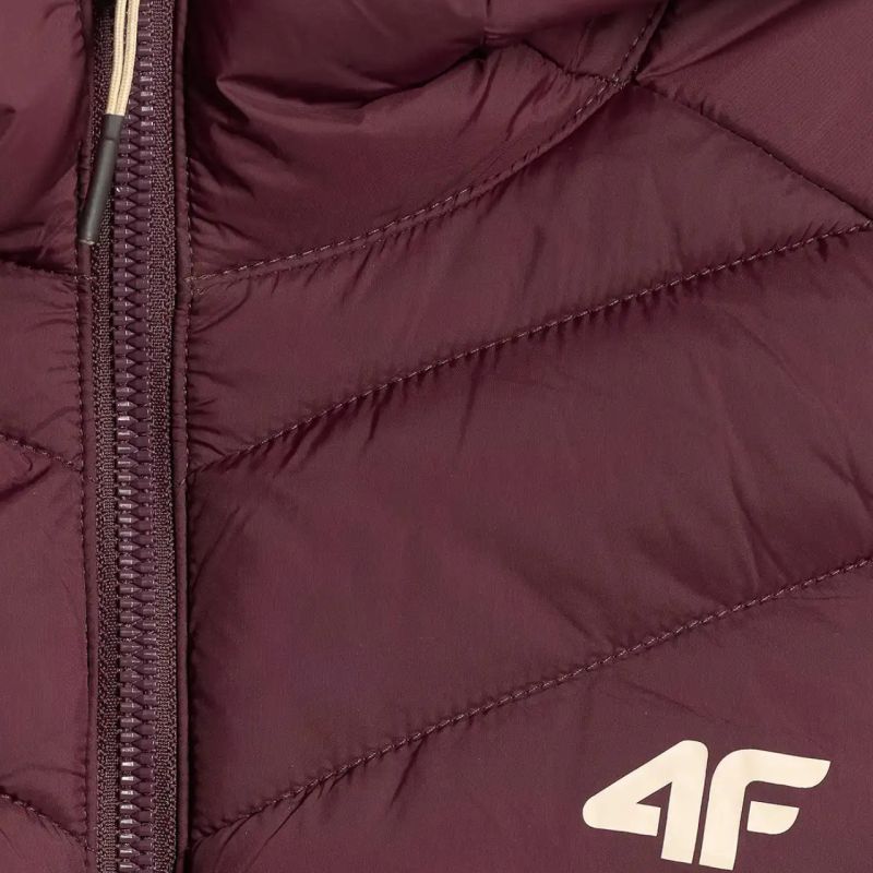 4F F372 Vest 60S női póló, bordó
