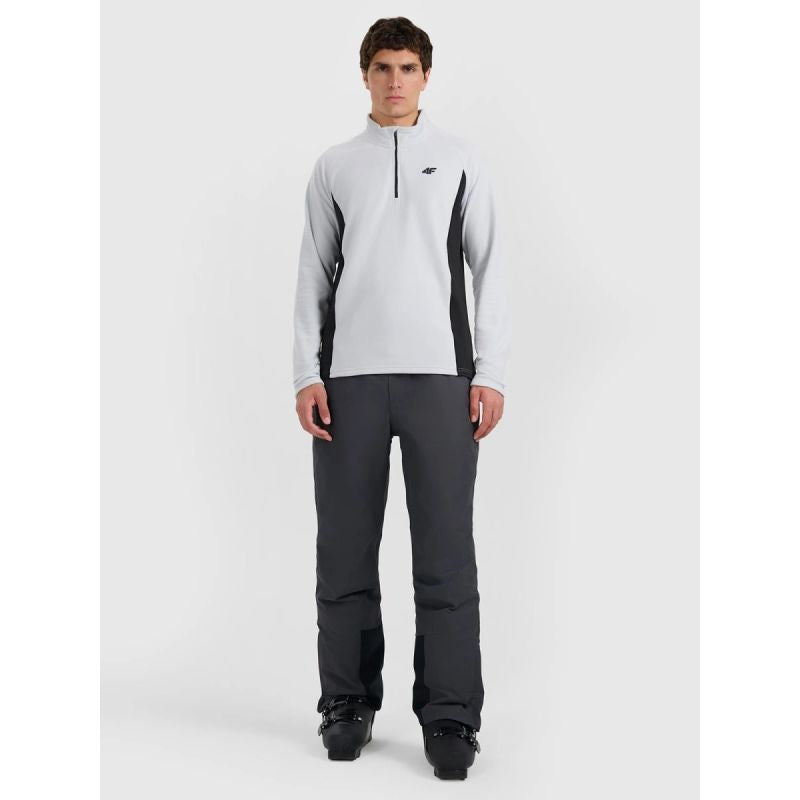 4F Fleece base layer m066 fekete polár pulóver 4FWAW25UFLEM066-27S