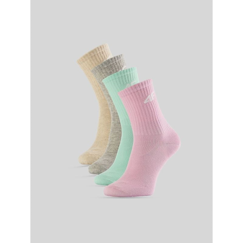 4F Girls’ Long Socks (4-Pack) zokni