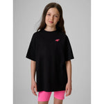 4F Girls' loose plain T-shirt 158/164 gyerek 4FJRSS26TTSHF3984-20S