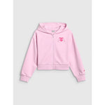 Girls' loose sweatshirt with hood 4F gyerek