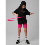 4F Girls' loose T-shirt with print 158/164 gyerek póló