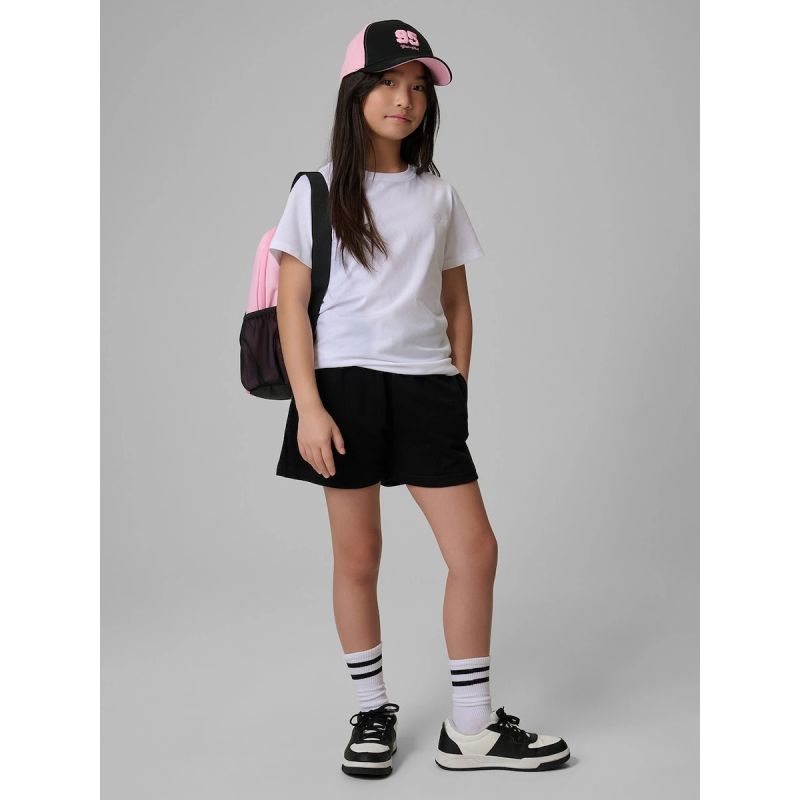 4F Girls’ Plain Regular-Fit T-Shirt gyerek póló