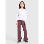 4F Girls' plain slim-fit long-sleeve top gyerek póló