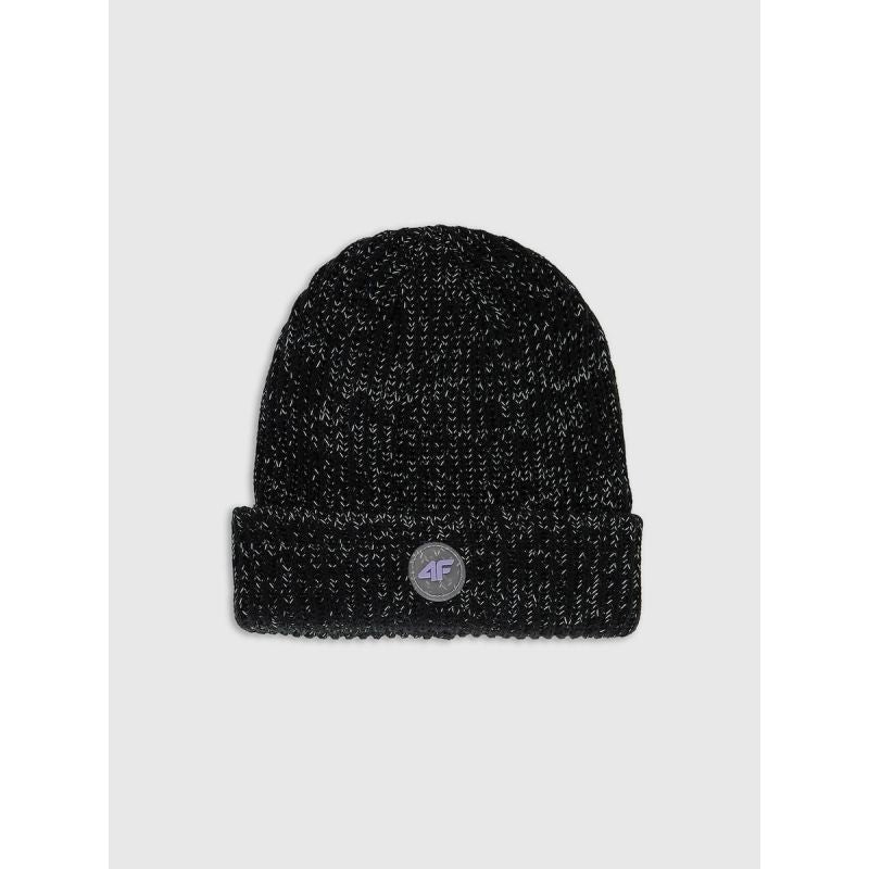 4F Girls' Reflective Beanie gyerek téli sapka, egy méret