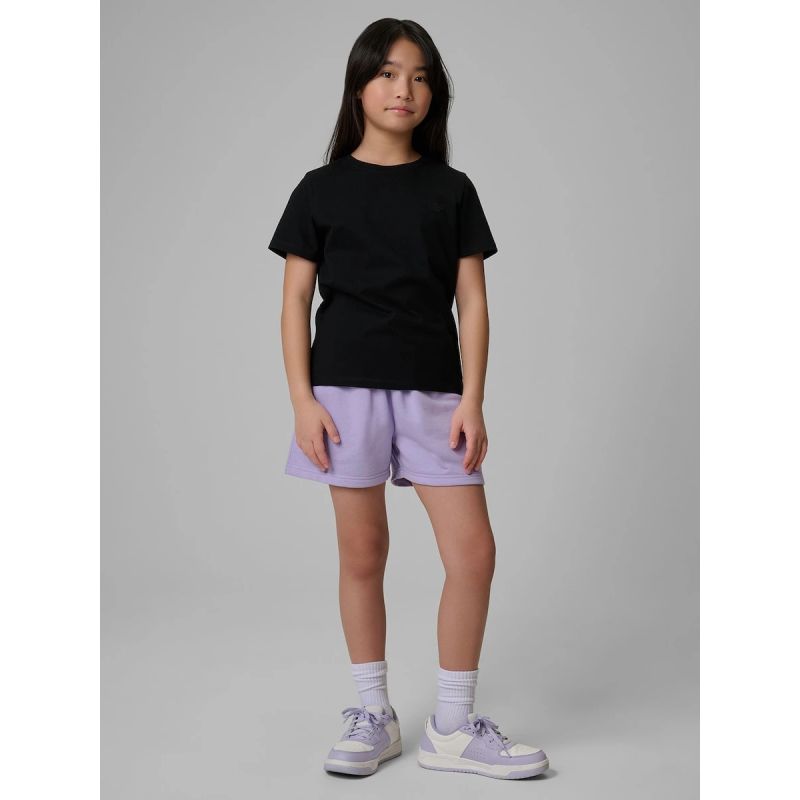 4F Girls' regular-fit plain T-shirt gyerek póló 4FJRMM00TTSHF3553-20S