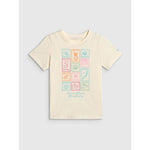 4F Girls' regular printed T-shirt gyerek póló 4FJRAW26TTSHF4325-11S