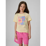 4F Girls' regular printed T-shirt gyerek póló