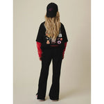 Girls' wide-leg sweatpants 4F gyerek