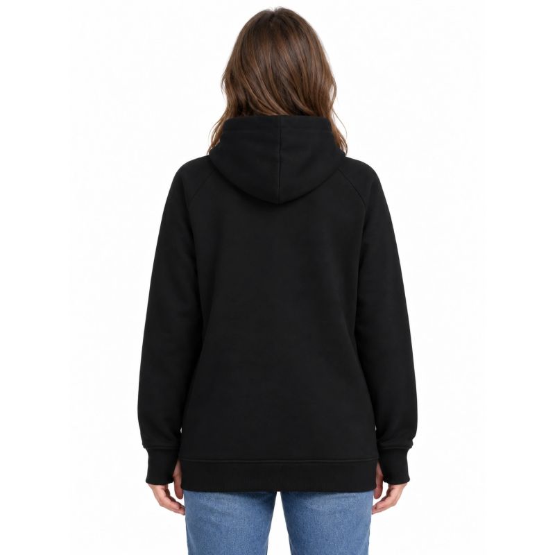 4F hooded sweatshirt with an additional stand-up collar and zippers in the pockets női kapucnis pulóver