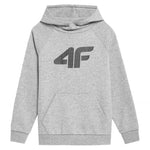 4f Jr Cool Light Gray gyerek Pulóver 4FJSS23TSWSM220CHŁODNYJASNYSZARYMEL