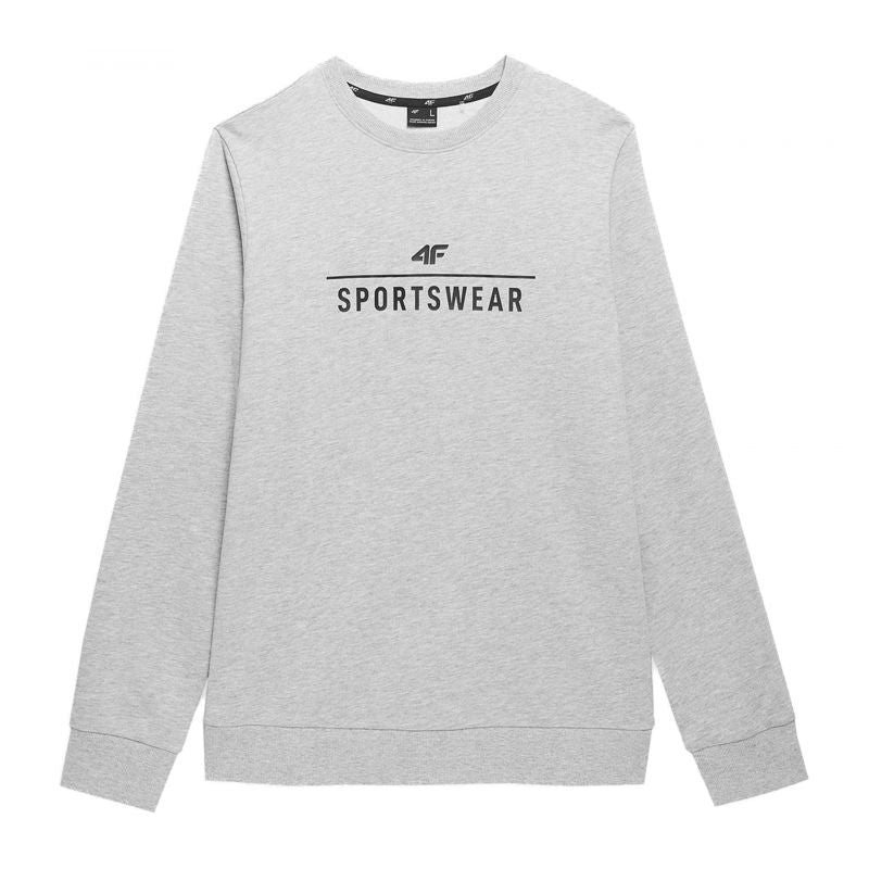 4F M 4FSS23TSWSM349 cool light gray melange pulóver - Sportmania.hu