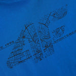 4F M3573 T-shirt, 33S férfi póló, kék