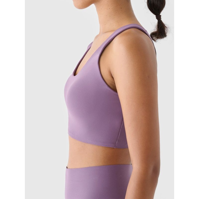 4F Medium Support Training Bra női sportmelltartó 4FWAW24USBAF161-50S