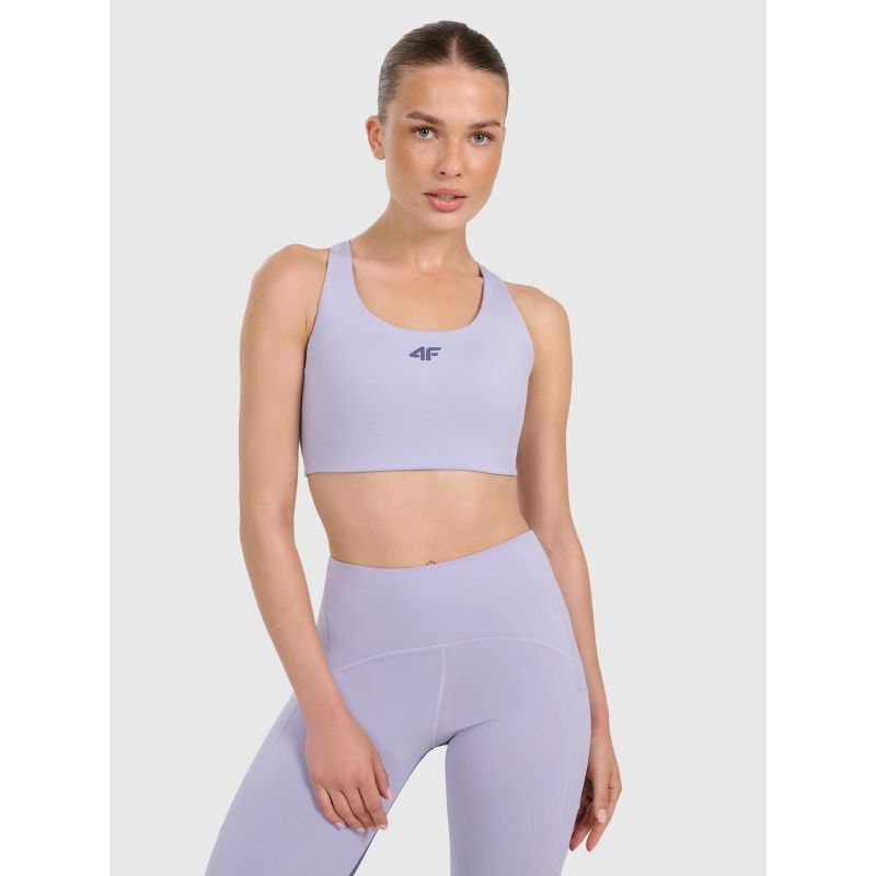 4F Medium Support Training Bra női sportmelltartó 4FWAW25USBAF174-34S