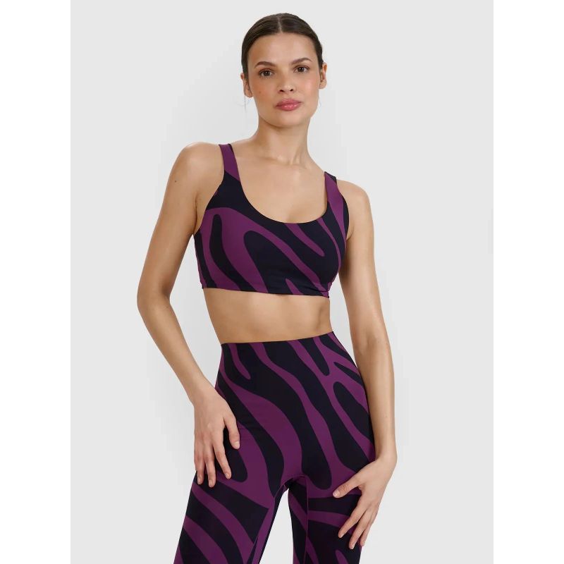 4F Medium Support Yoga and Pilates Bra női 4FWSS25USBAF165-50A