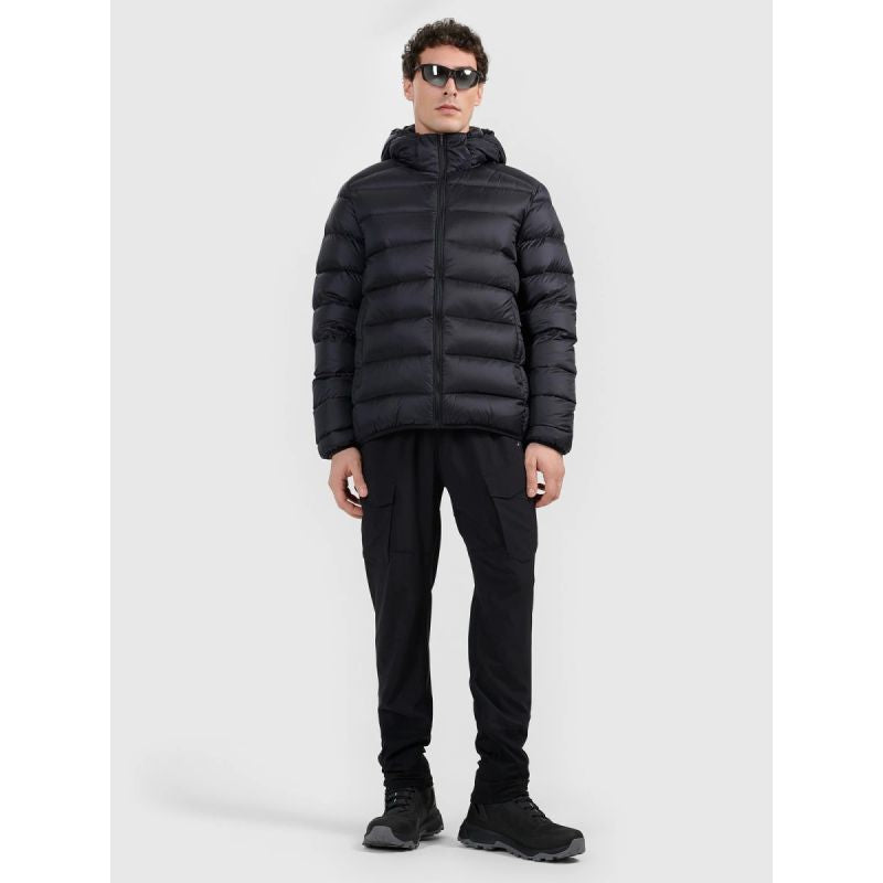 Men's down trekking with natural filling 4F 3xl férfi kabát 4FWAW25TDJAM0733-20S