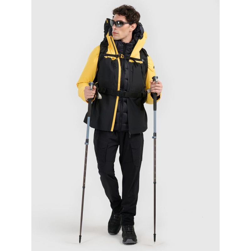 Men's down trekking with natural filling 4F 3xl férfi kabát 4FWAW25TDJAM0733-20S