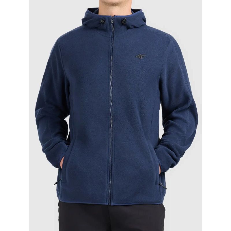 4F Men’s Fleece Hoodie kapucnis pulóver