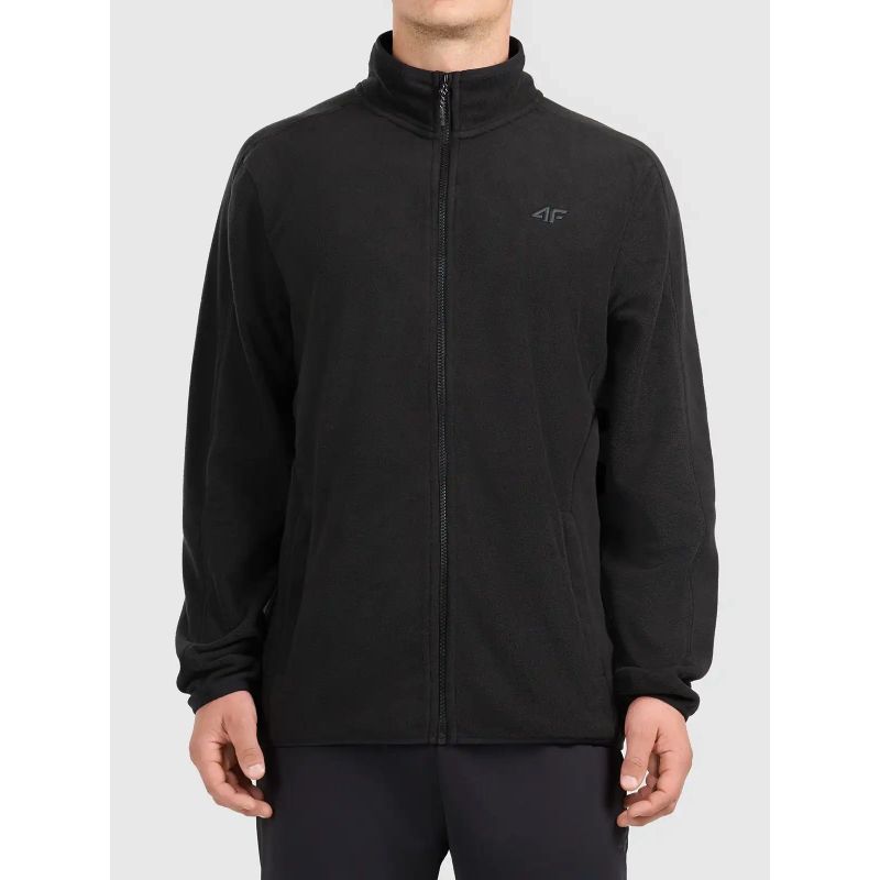 4F Men's fleece with stand-up collar, zip-up, 5xl férfi polár pulóver 4FWMM00TFLEM489-20S