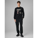 4f Men's longsleeve regular with print férfi
