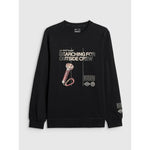 4f Men's longsleeve regular with print férfi